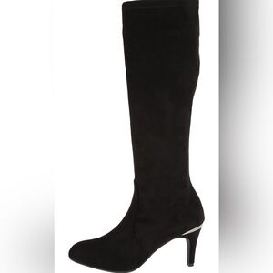 BCBGeneration Black Suede Raymona Slouch Boot